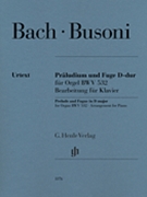 Prelude and Fugue in D Major by Busoni Ferruccio for Piano
