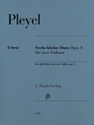 Six Little Duets Op. 8 by Pleyel for 2 Violins