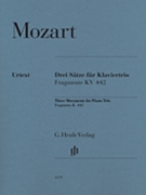 Three Movements for Piano Trio by Mozart Wolfgang Amadeus for Score and Parts