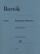 Romanian Folk Dances Piano Solo by Bartok Bela for Piano