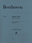 Rondo in G Major Op. 51 No. 2 by Beethoven Ludwig van for Piano