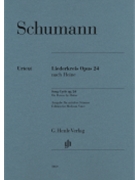 Liederkreis Opus 24 by Schumann Robert - Ozawa Kazuko - for Medium Voice