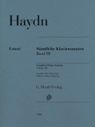Complete Piano Sonatas Vol. 3 Without Fingering by Haydn Franz Joseph for Piano Collection