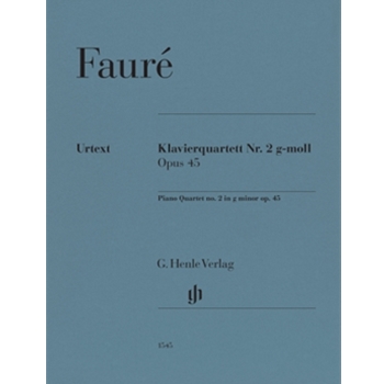 Piano Quartet No. 2 in G Minor, Op. 45