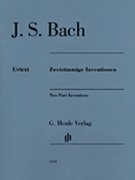 Two Part Inventions by Bach Johann Sebastian for Piano