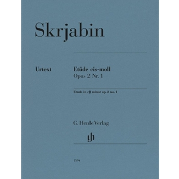 Etude in c-sharp minor - for Piano Solo Op. 2, No. 1