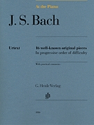 J S Bach At the Piano - 16 Well-Known Original Pieces by Bach Johann Sebastian for Piano