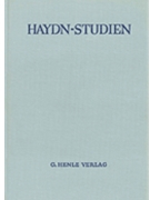 Haydn Studies Volume I Collection by Franz Joseph Haydn for