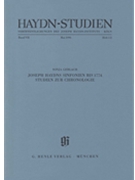 Joseph Haydns Sinfonien bis 1774 by Franz Joseph Haydn for