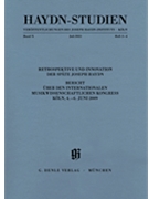 Haydn-Studien: Veröffentlichungen des Joseph Haydn-Instituts - Köln: Band X Heft 3-4 Juli 2013 by Haydn Joseph for