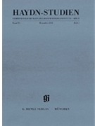 Haydn Studien Series 11/v2 Softcover by Haydn Joseph for