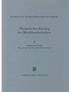 Sammlung Proske Manuskripte des 18. und 19. Jahrhunderts aus den Signaturen A.R. C AN by for