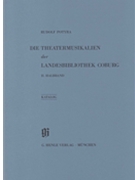 Landesbibliothek Coburg - Theatermusikalien 2. Halbband by for