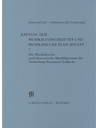 Sammlung Raymund Schlecht Musikdrucke u. theoretische Musikliteratur by for