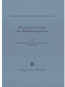 Signaturengruppe Mus. ms. Autoren A-P by for