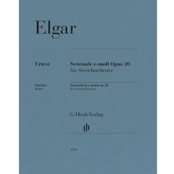 Serenade In E Minor, Op. 20 - for String Orchestra Full Score