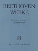 Symphonies I No. 1 and 2 by Beethoven Ludwig van for