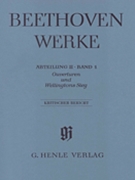 Overtures and Wellington's Victory by Beethoven Ludwig van for