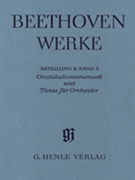 Congratulations Minuet and Dances for Orchestra by Beethoven Ludwig van for