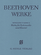 Works for Piano and Cello Volume III by Beethoven Ludwig van for