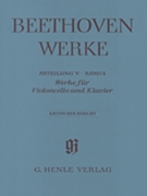 Works for Violoncello and Piano by Beethoven Ludwig van for