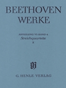 String Quartets Op. 59 74 95 by Beethoven Ludwig van for