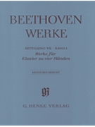 Works for Piano Four-Hands by Beethoven Ludwig van for