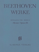 Mass in C Major Op. 86 by Beethoven Ludwig van for