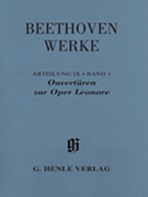 Ouvertüren zur Oper Leonore II III I by Beethoven Ludwig van for