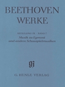 Music to Egmont and Other Incidental Music by Beethoven Ludwig van for