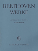 Cantatas by Beethoven Ludwig van for