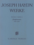 Sinfonias 1761-1763 by Haydn Joseph for