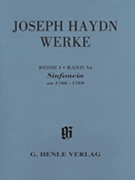 Sinfonias About 1766-1769 by Haydn Joseph for Score