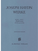 Sinfonias 1773 and 1774 by Haydn Joseph for Score