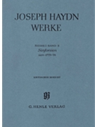 Sinfonias about 1775/76 by Haydn Joseph for Score