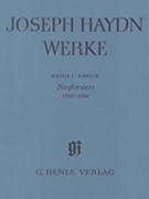 Sinfonias 1782-1784 by Haydn Joseph for Score