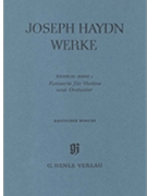 Concertos for Violin and Orchestra by Haydn Joseph for Score
