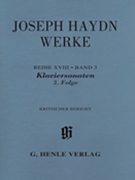Piano Sonatas 3rd Sequence Complete Edition S18/v3 Critical Report Only Paperbound by Haydn Joseph for