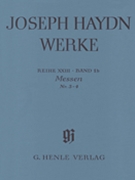 Masses No. 3-4 by Haydn Joseph for Score