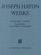 TextbÜcher Verschollener Singspiele by Haydn Joseph for Score