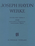 Acide and Other Fragments of Italian Operas Around 1761-1763 by for Score