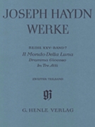 Il Mondo della Luna - Dramma Giocoso - 2nd and 3rd act 2nd part by Haydn Joseph for Score
