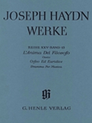 L'Anima del Filosofo Ossia Orfeo ed Euridice - Dramma per Musica by Haydn Joseph for