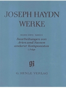 Arrangement of Arias and Scenes of Other Composers 1st Series by Haydn Joseph for