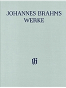 String Quartets Arr. Piano Four Hands Complete Edition W/ Crit Report S2a/v3 Clothbound by Brahms Johannes for