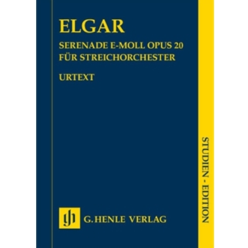 Serenade In E Minor Op. 20 - for String Orchestra Study Score