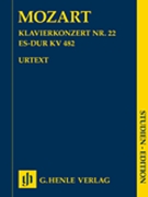 Piano Concerto E Flat Major K. 482 by Mozart Wolfgang Amadeus for Study Score