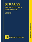 Horn Concerto No. 1 E-Flat Major Op. 11 by Strauss Richard for Study Score