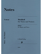 Notes by for Manu Paper (8 Stave - 4 x 6)