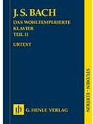 Well tempered Clavier Bwv 870-893 Part Ii Study Score (das Wohltemperierte) No Fingering by Bach Johann Sebastian for MiniScore